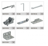 Albatur M20 9720 SFT комплект механізмів для міжкімнатних дверей вагою до 120 кг до 2 доводчиками